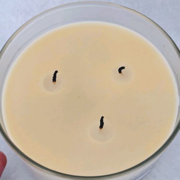 Bath & Body Works Black Amethyst Scented 3 Wick Candle 14.5 oz Used Once Retired - Picture 2 of 4